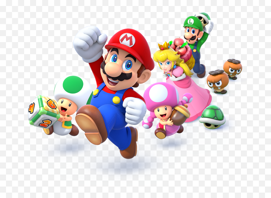 Waluigi Character Art Mario Character Art - Mario Party Star Emoji,Nintendo Characters Png