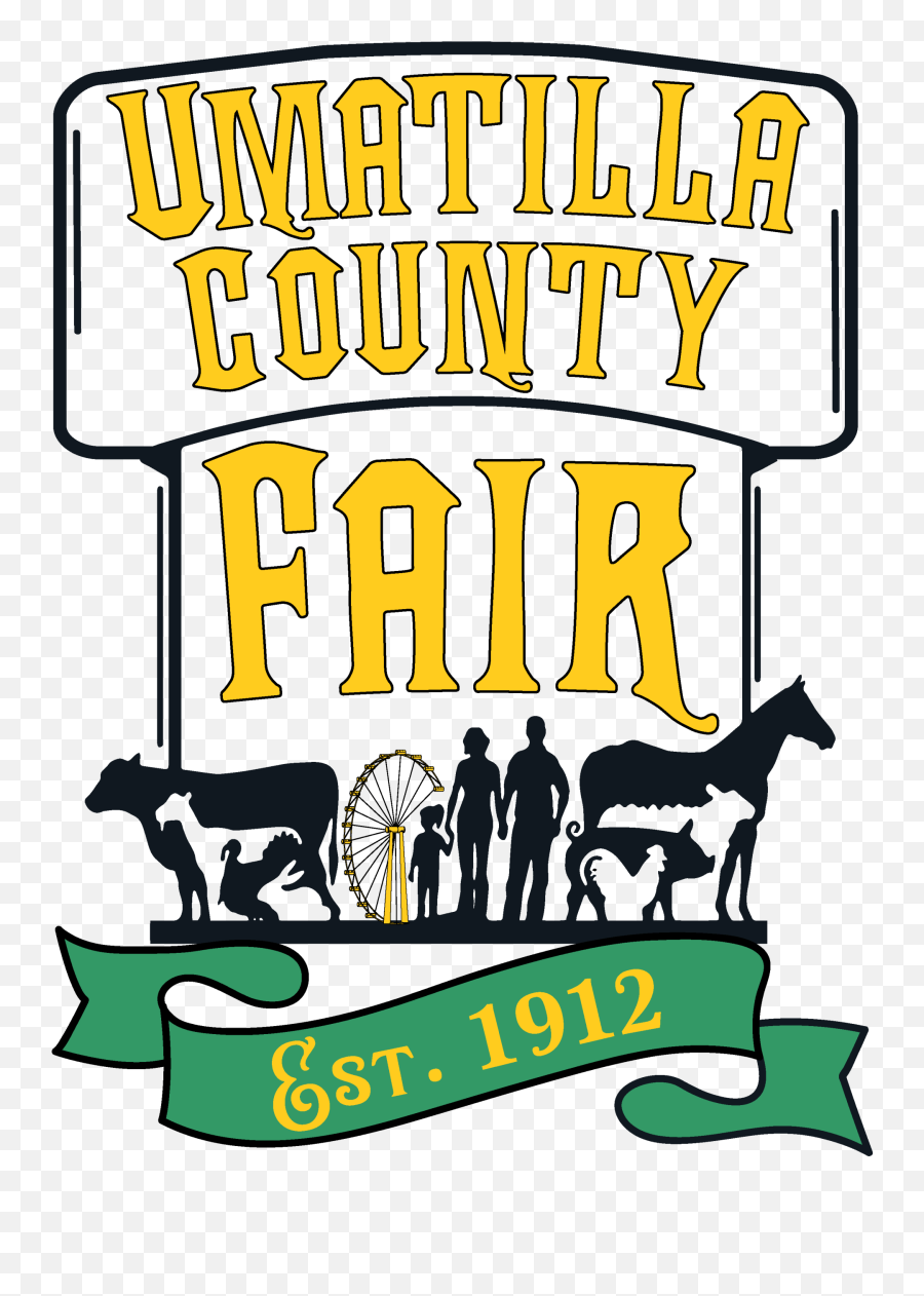 Umatilla County Fair Livestock Auction Carnival Emoji,Yellow Horse Logo