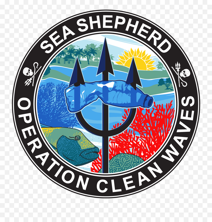 Ocean Cleanup Operation Clean Waves U2013 Sea Shepherd Emoji,Ocean Wave Logo