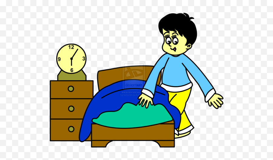 Getting Into Bed Clipart For Kids Getting Into Bed Png - Go To Bed Clip Art Emoji,Bed Clipart