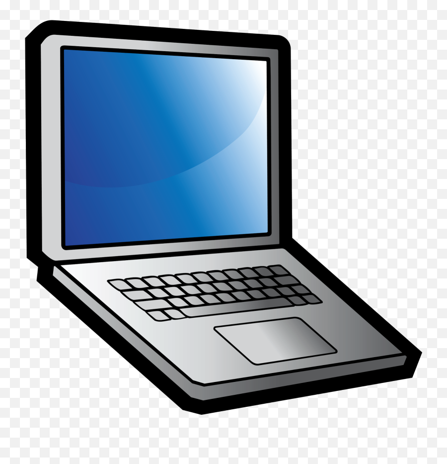 Cartoon Computer Transparent Background - Cartoon Laptop No Background Emoji,Computer Transparent