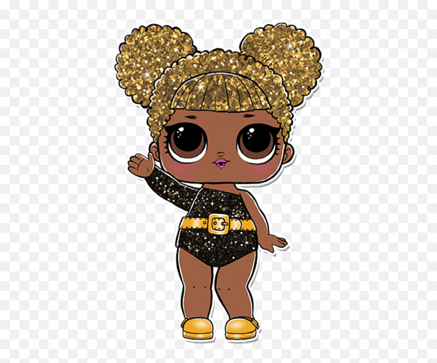 Download Mga Toy Entertainment Series - Lol Queen Bee Série Glitter Emoji,Lol Doll Clipart
