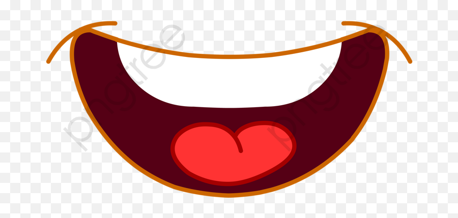 Mouth Clipart Png - Png Transparent Image Mouth Cartoon Mouth Clipart Emoji,Mouth Clipart