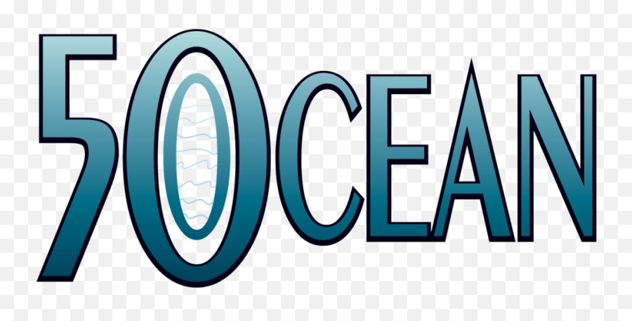 50 Ocean - Dot Emoji,Ocean Logo
