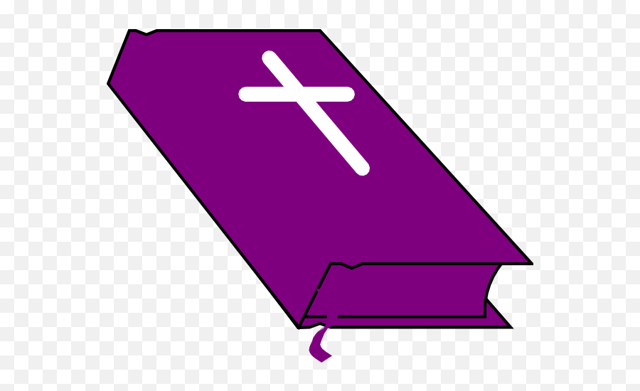 Purple Bible Clip Art At Clkercom - Vector Clip Art Online Desenho De Bíblia Fechada Emoji,Purple Clipart