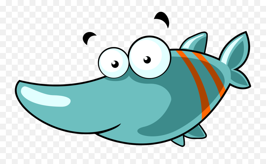 Cartoon Fish Clipart Free Download Transparent Png Creazilla - Fish Emoji,Fish Clipart