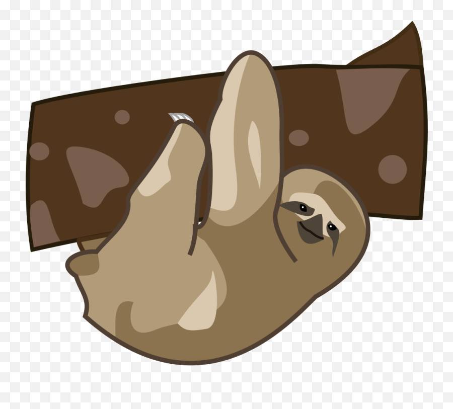 Sloth Free To Use Clip Art 2 - Sloth Cartoon Svg Emoji,Sloth Clipart