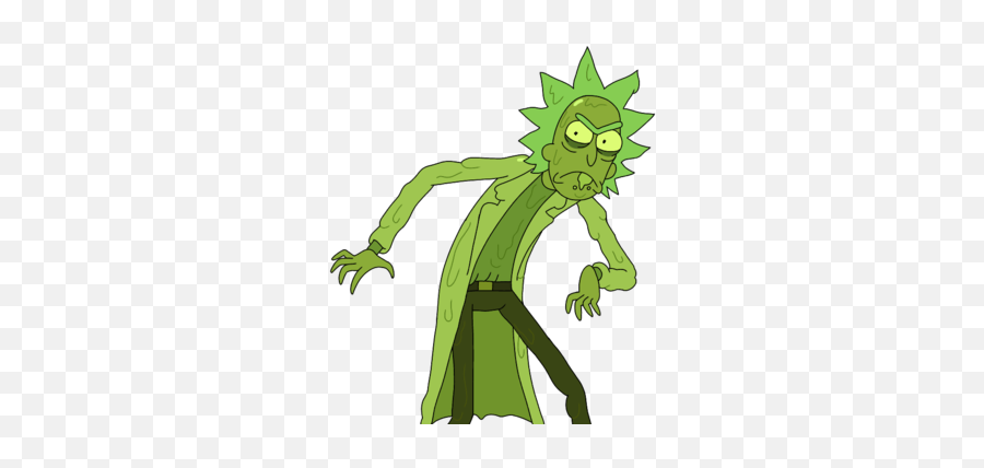 Toxic Rick - Toxic Rick And Morty Emoji,Rick And Morty Transparent