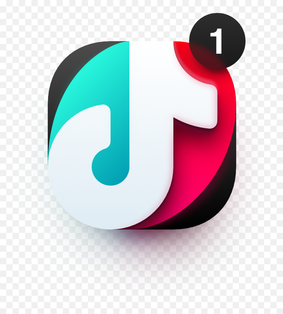 Tiktok Logo Designs Themes Templates - Tiktok 3d App Icon Emoji,Tiktok Logo