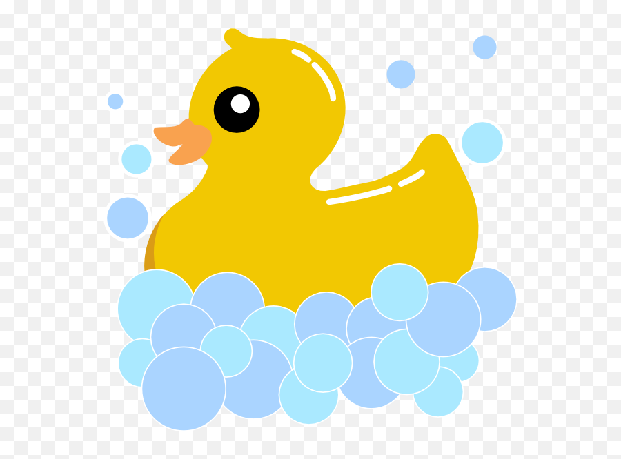 Bubbles Clipart Duck Bubbles Duck Transparent Free For - Clipart Rubber Ducky Png Emoji,Bubbles Clipart