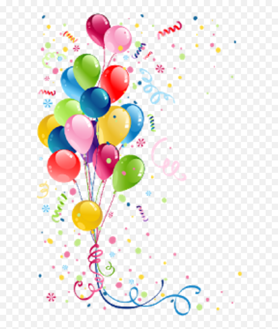 Happy Birthday Balloons Clip Art - Balloons Birthday Party Png Emoji,Happy Birthday Balloons Clipart