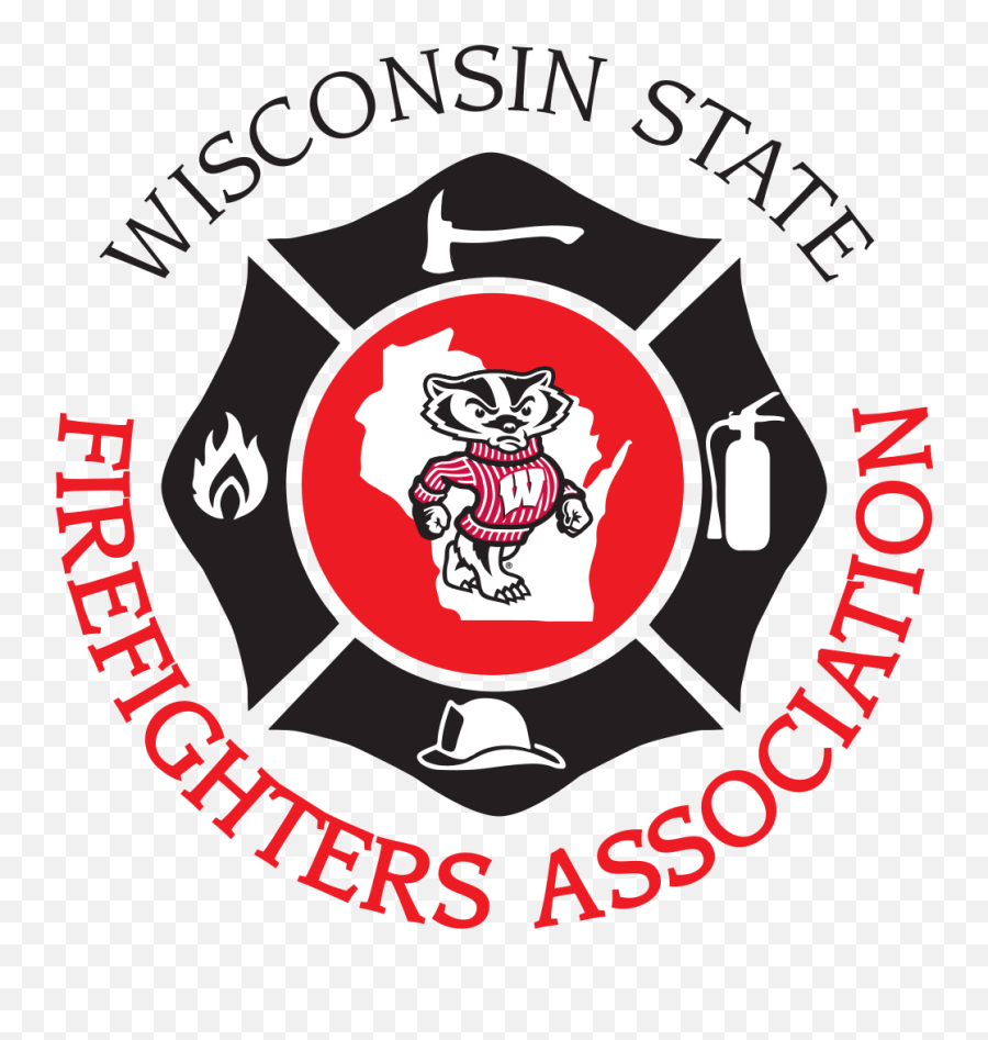 Wisconsin State Firefighters Association - Wisconsin Badgers Emoji,Firefighter Logo