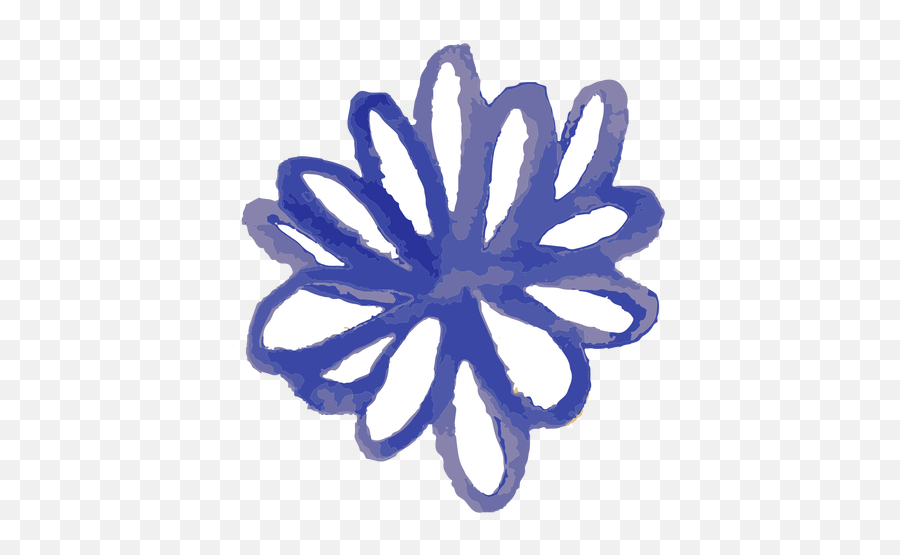 Blue Flower Watercolor Transparent Png U0026 Svg Vector Emoji,Blue Flower Transparent Background