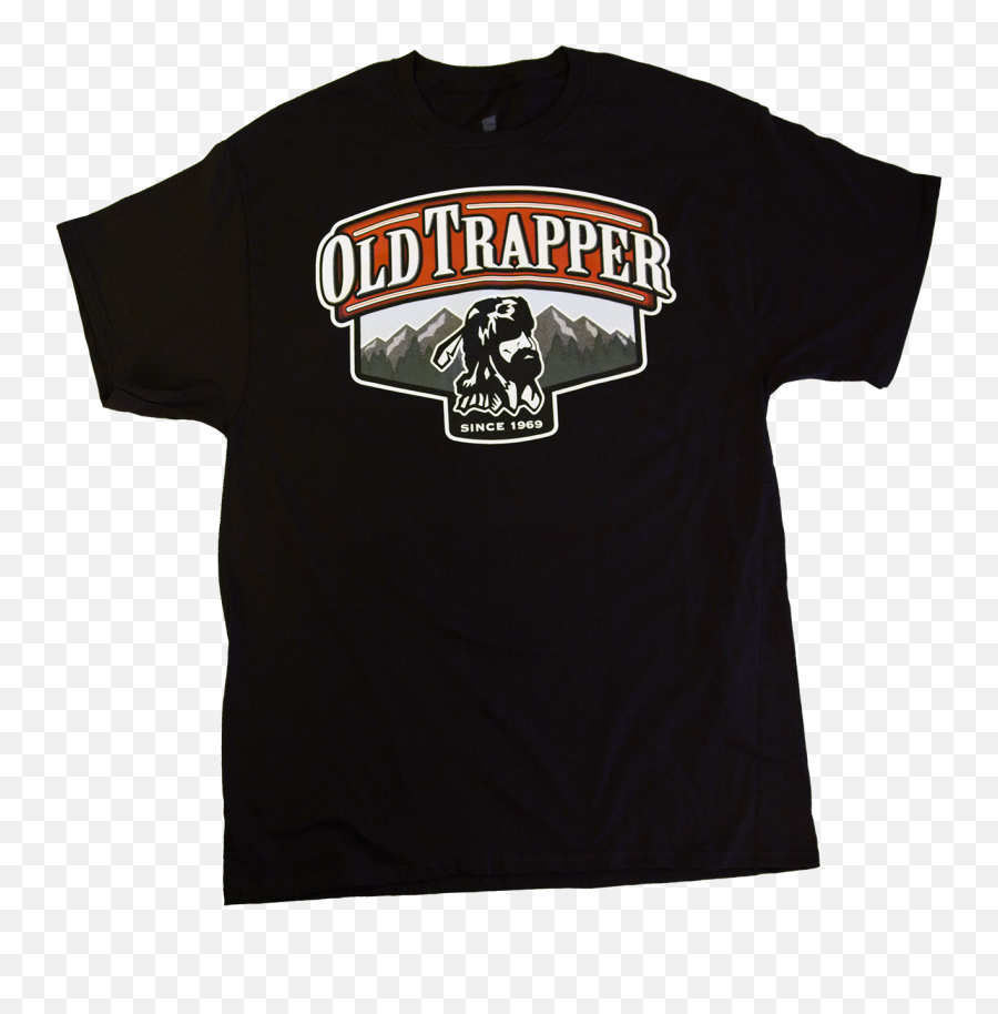 Old Trapper Menu0027s Unisex Logo Tee Old Trapper Beef Jerky Emoji,Jerky Logo