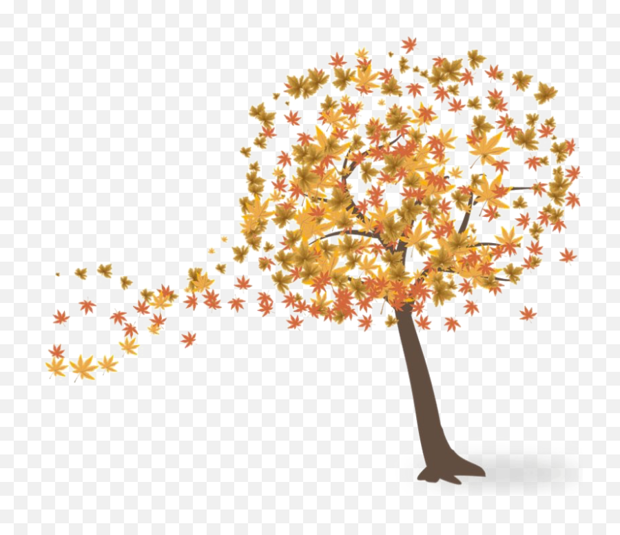 Fall Tree Transparent Png Png Mart - Transparent Fall Tree Emoji,Tree Transparent