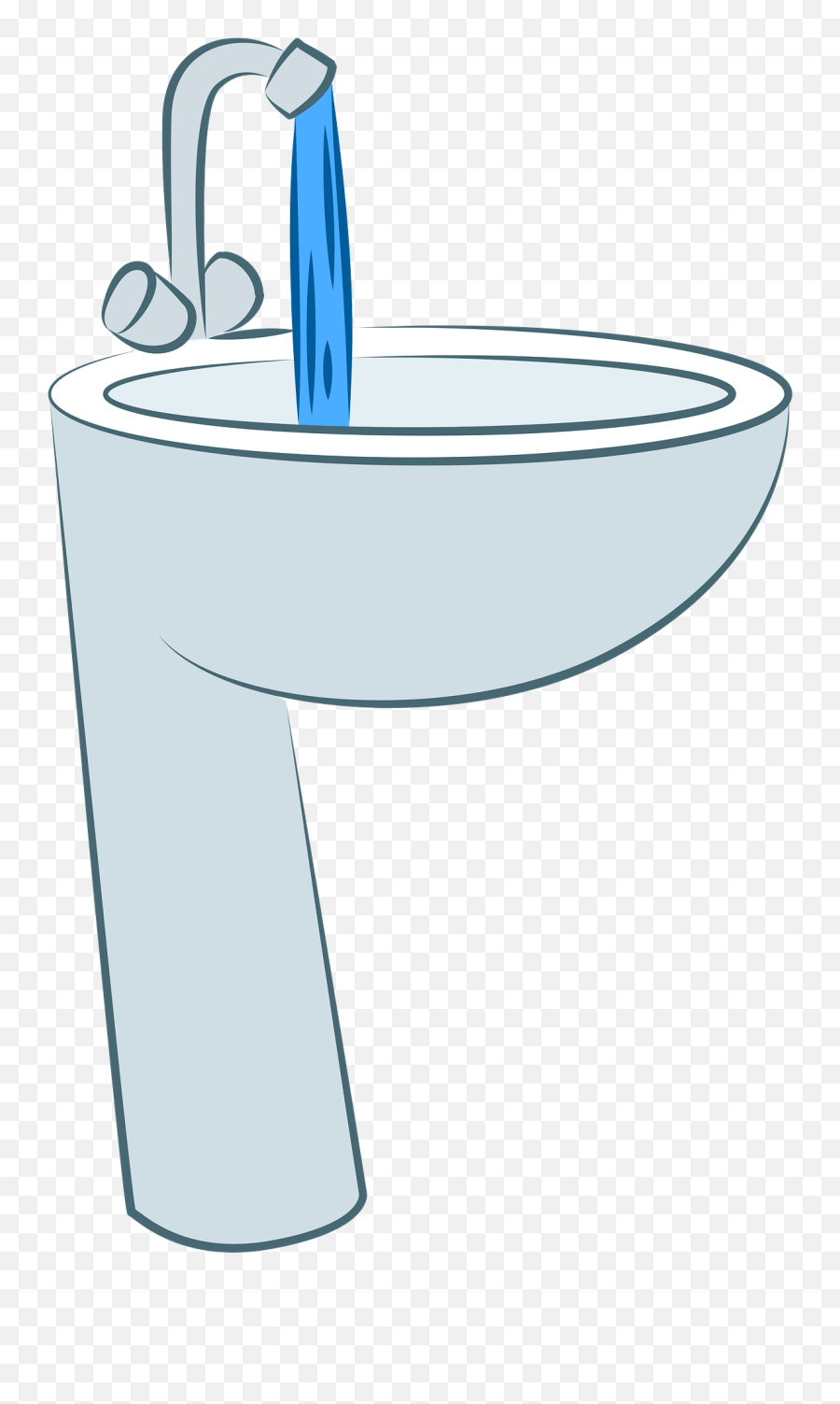 Washbasin Clipart Free Download Transparent Png Creazilla - Water Tap Emoji,Sink Clipart