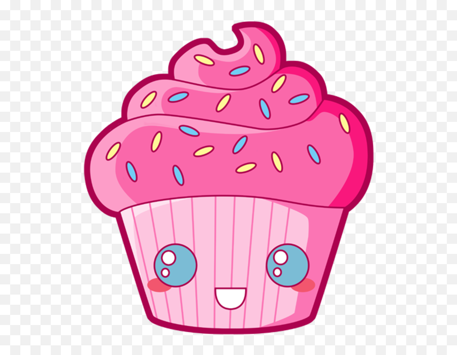 Download Candy Clipart Kawaii - Cupcakes Animados Y Tiernos Kawaii Cupcake Gif Transparent Background Emoji,Cupcakes Clipart