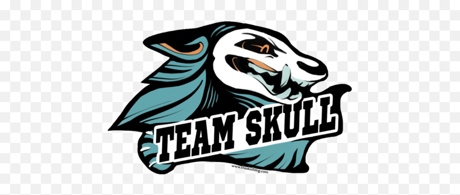 Team Skull Vinyl Sticker - Skull Team Emoji,Team Skull Logo