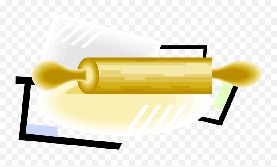 Vector Illustration Of Rolling Pin - Cylinder Emoji,Rolling Pin Clipart