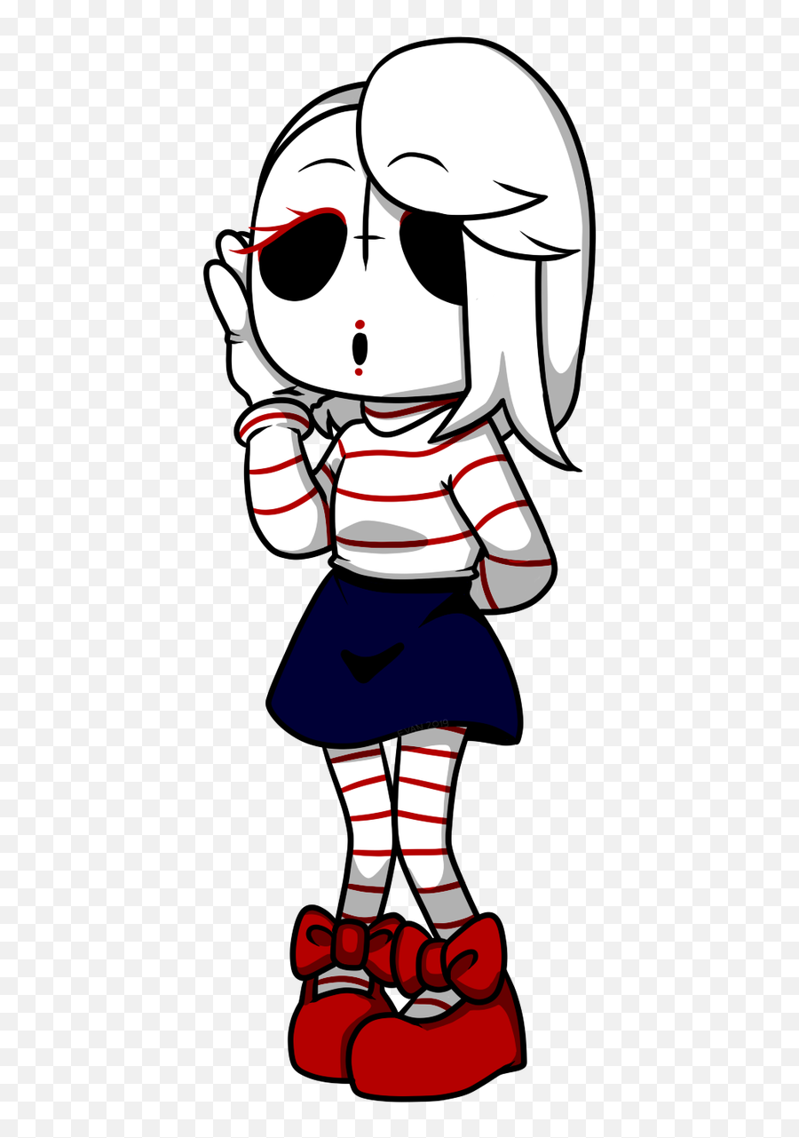 A Cute Eva Ghost Clipart - Fictional Character Emoji,Cute Ghost Clipart