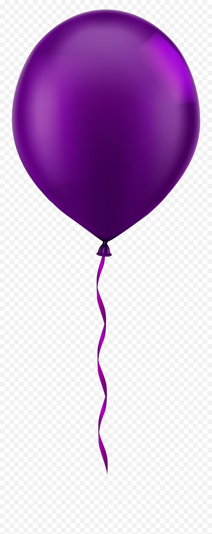 Purple Balloon Clipart - Novocomtop Transparent Background Ballon Png Emoji,Purple Clipart