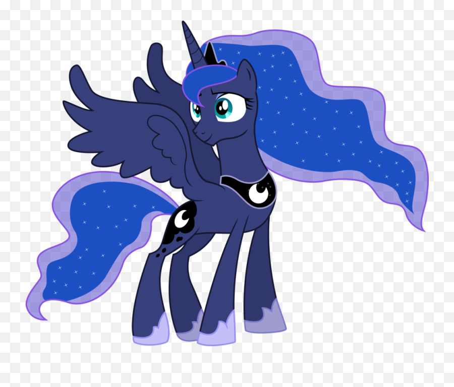 Download Hd Princess Luna Princess Celestia Pony Mammal - Luna My Little Pony Celestia Emoji,My Little Pony Png