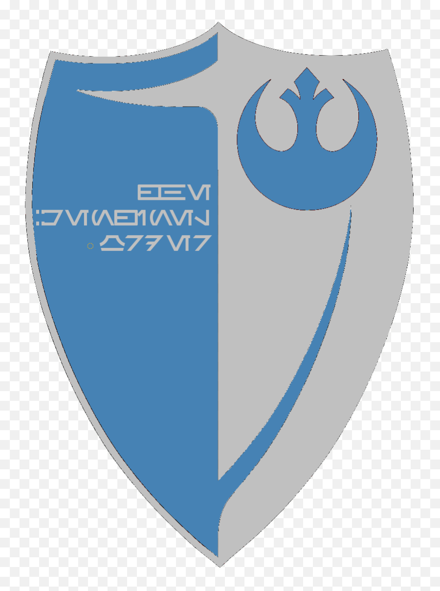 Download Bw Shield - Star Wars Republic Shield Png Image Star Wars Shield Png Emoji,Star Wars Republic Logo