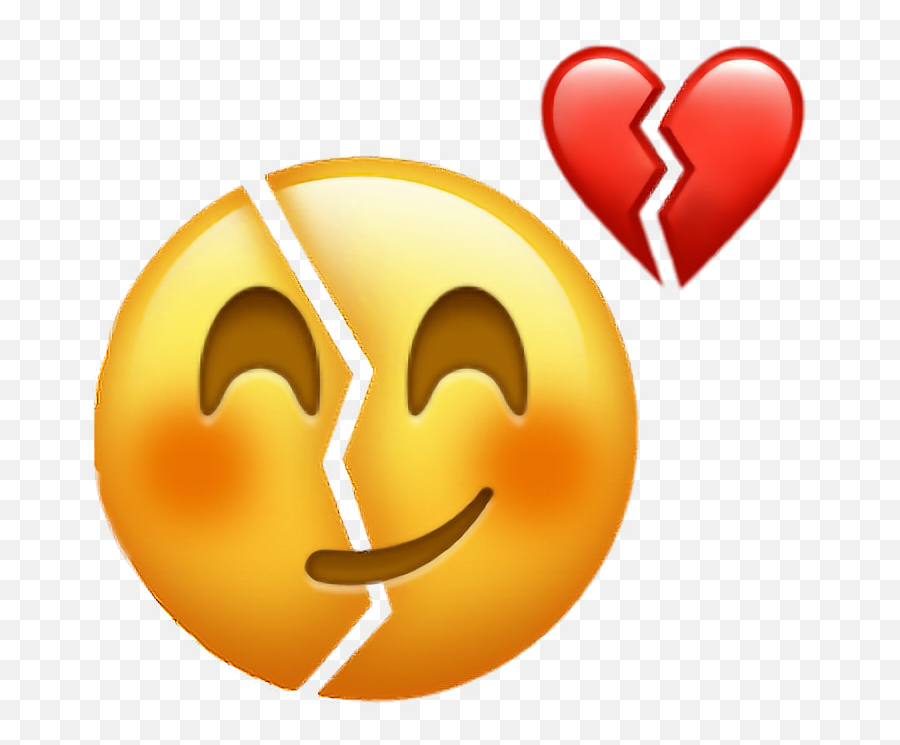 Smiley Emoji Sadness Broken Heart - Smiley Png Download Broken Heart Smile,Smiley Png