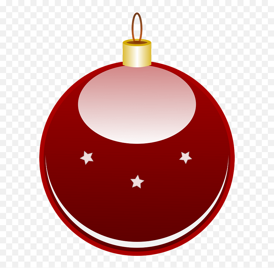Christmas Ornament Clipart - Bola De Natal Vetor Png Emoji,Christmas Ornament Clipart