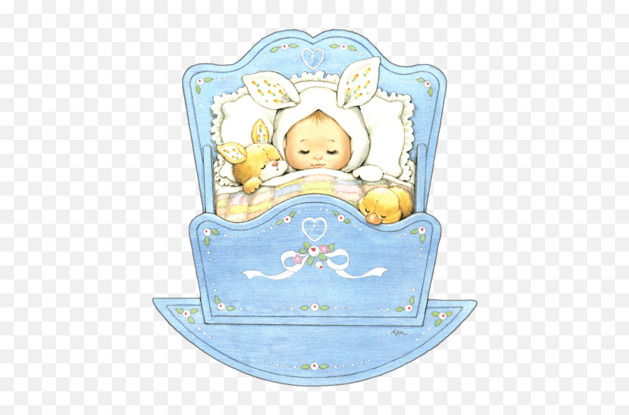 Imagens De Gifs - Baby In The Cradle Clipart Emoji,Sleeping Baby Clipart