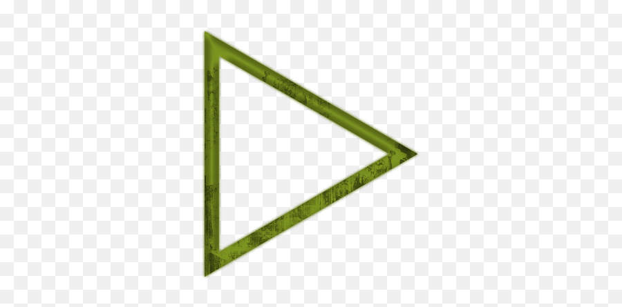 Green Triangle Outline Emoji,Triangle Outline Png