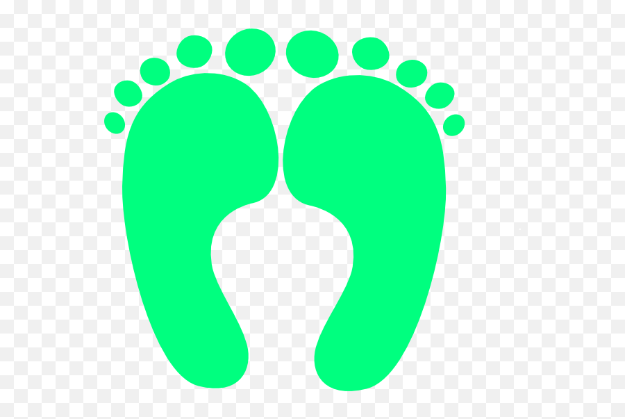 Green Happy Feet Clip Art At Clker Emoji,Toes Clipart