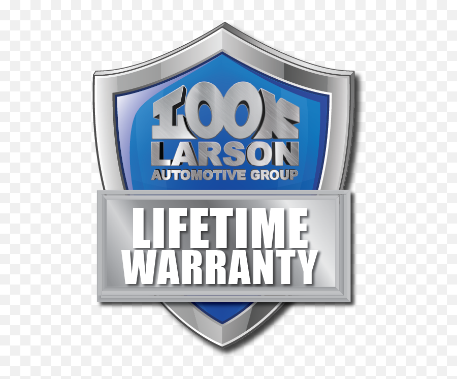 Larson Automotive Group Emoji,Lifetime Warranty Logo