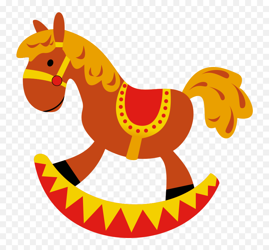 Free Rocking Horse Clip Art Emoji,Rocking Horse Clipart
