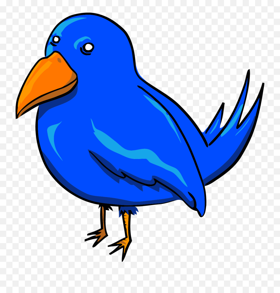 Animated Bird Clipart - Blue Bird Clip Art Emoji,Bird Clipart