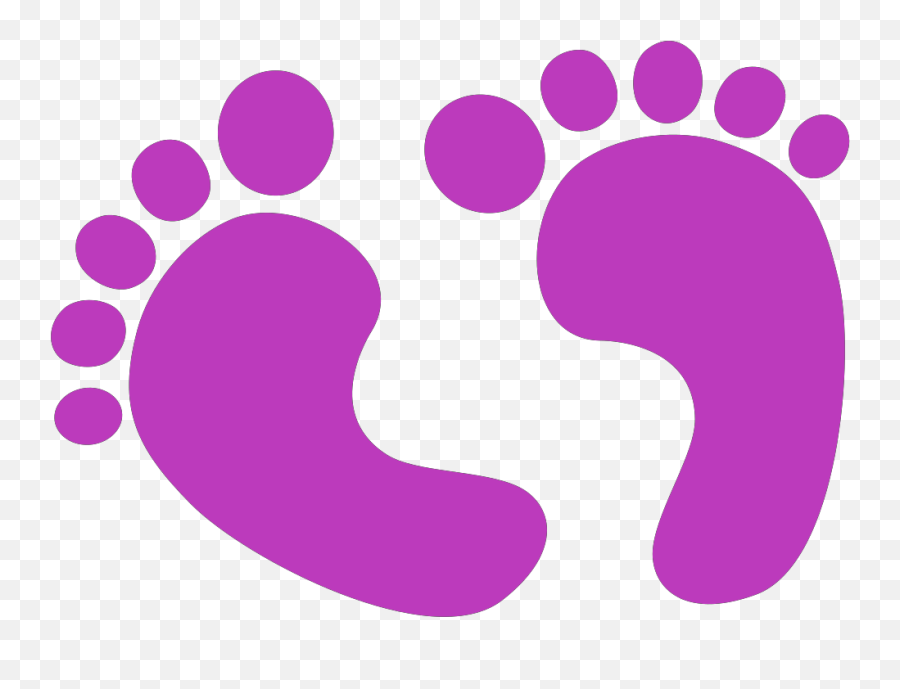 Purple Baby Feet Svg Vector Purple Baby Feet Clip Art - Svg Emoji,Baby Bib Clipart