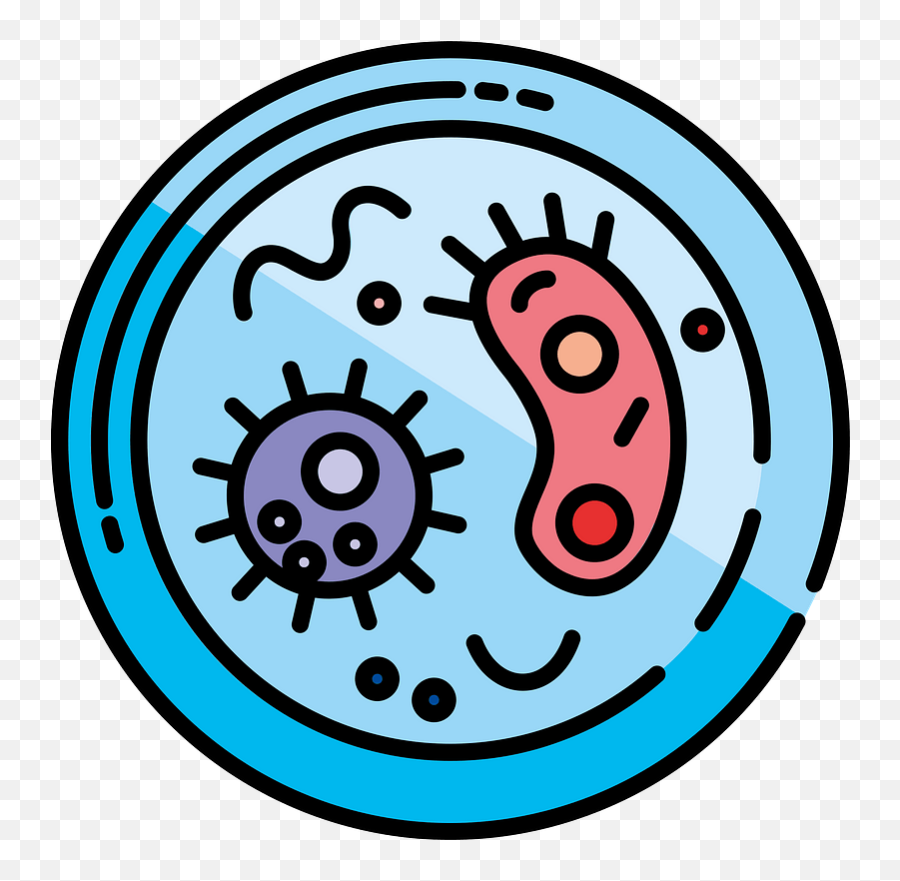 Bacteria Clipart - Dot Emoji,Bacteria Clipart