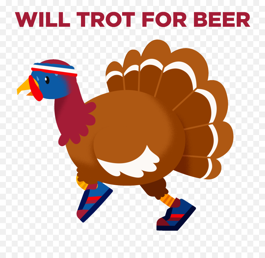 Michelob Ultra Turkey Trotter Giphy - Running Turkey Gif Emoji,Michelob Ultra Logo