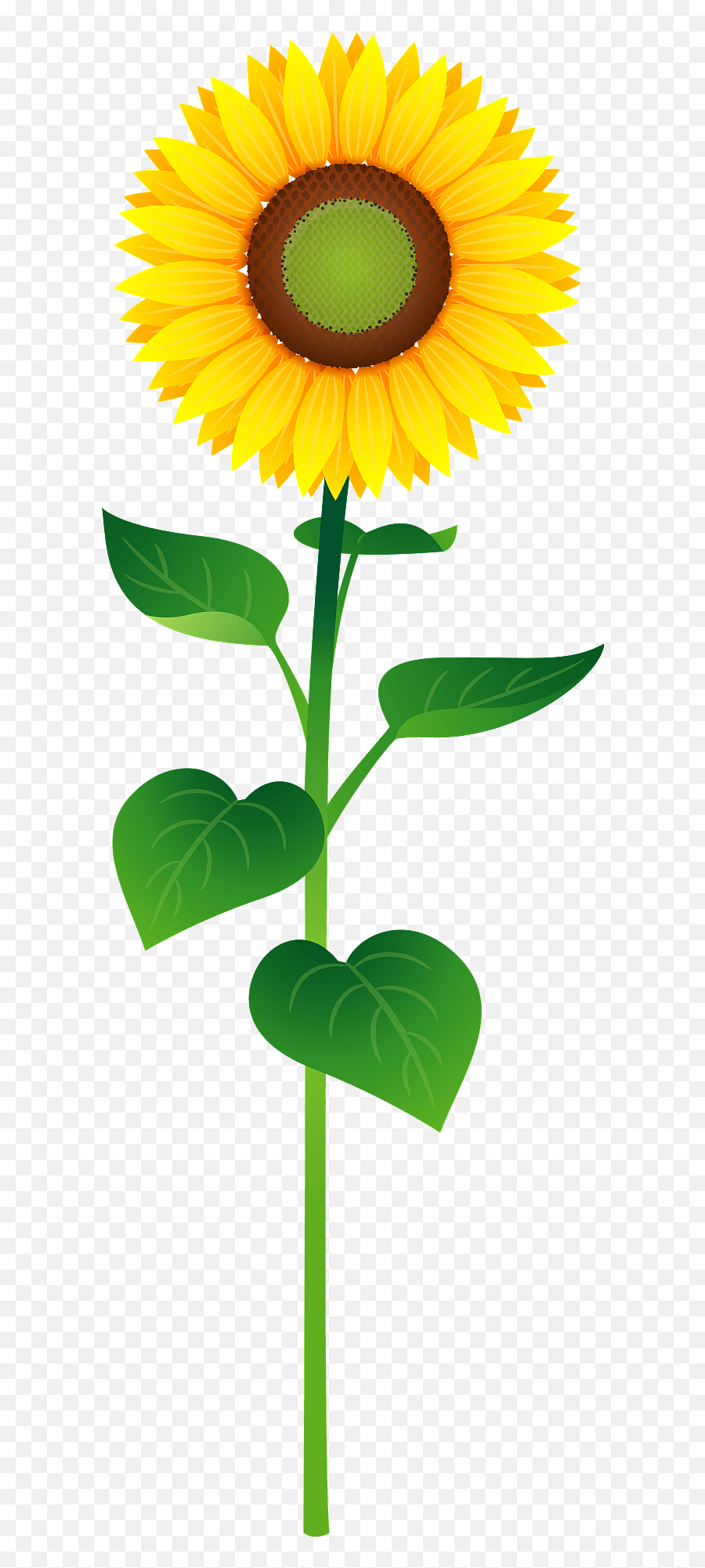 Sunflower - Fresh Emoji,Stem Clipart