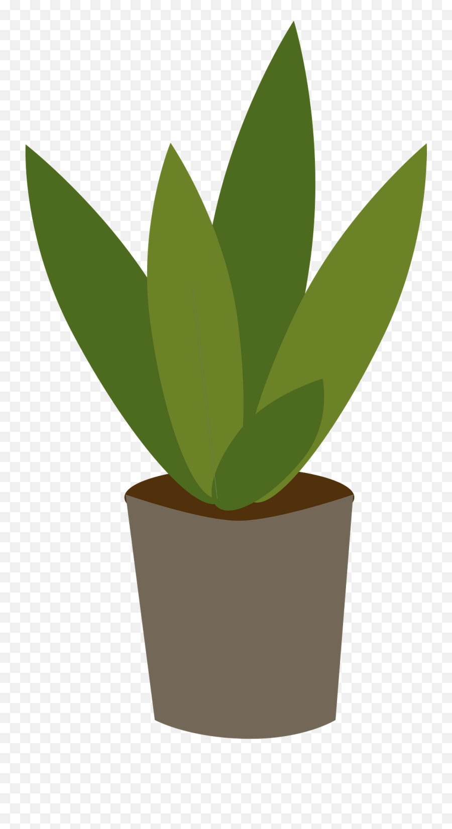 Potted Plant Clipart - Pot Plant Clipart Png Emoji,Plant Clipart