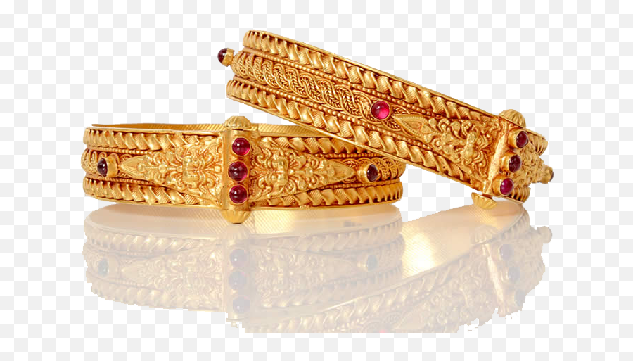 Download Jewellery Png Hq Png Image - Antique Bangles Design Gold Emoji,Png Jewellers