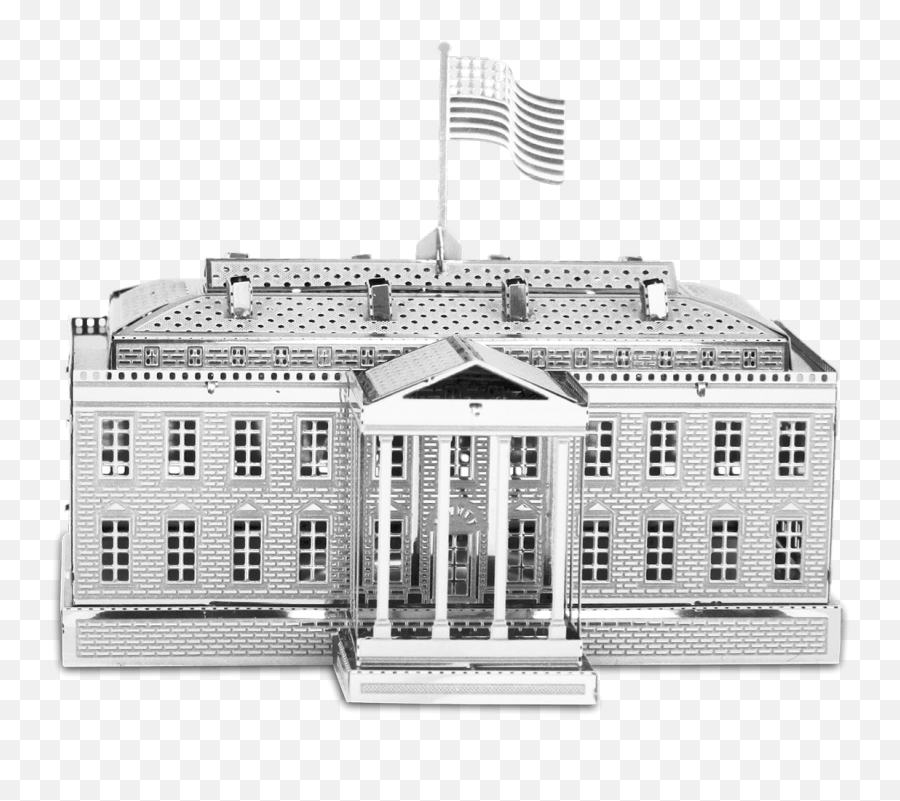 Metal Earth White House 3d Miniature - Metal Earth White House Emoji,White House Png