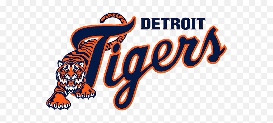 Detroit Tigers Tiger Logo Transparent - Detroit Tigers Logo Png Emoji,Detroit Tigers Logo