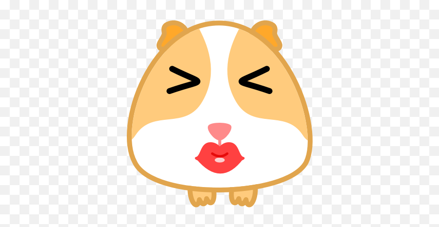 Guinea Pig Emoji - Happy,Guinea Pig Clipart