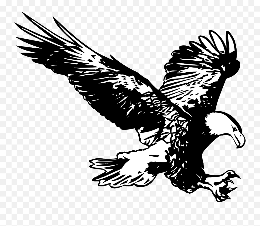Hunting Eagle Sketch Png Svg Clip Art For Web - Download Eagle Line Drawing Png Emoji,Hunter Clipart