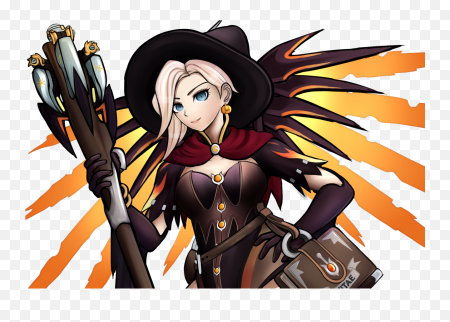 Download Hd I Commissioned A Witch - Witch Mercy Transparent Emoji,Mercy Transparent