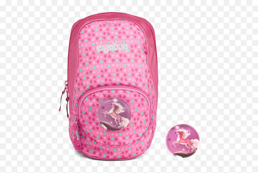 Ergobag Small Kids Backpack Confetti Emoji,Pink Confetti Png