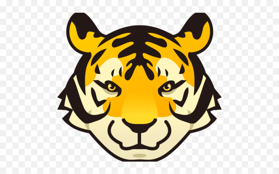 Tiger Face Cartoon Png Transparent Png - Tigers Png Logo Custom Emoji,Tiger Face Clipart