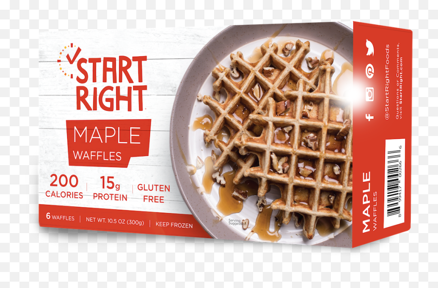 Frozen Waffles Start Right - Start Right Waffles Emoji,Waffle Transparent