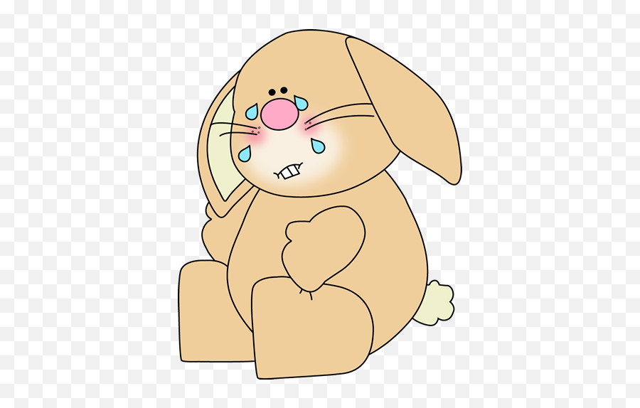 Sad Bunny Clip Art - Sad Bunny Clipart Emoji,Sad Clipart